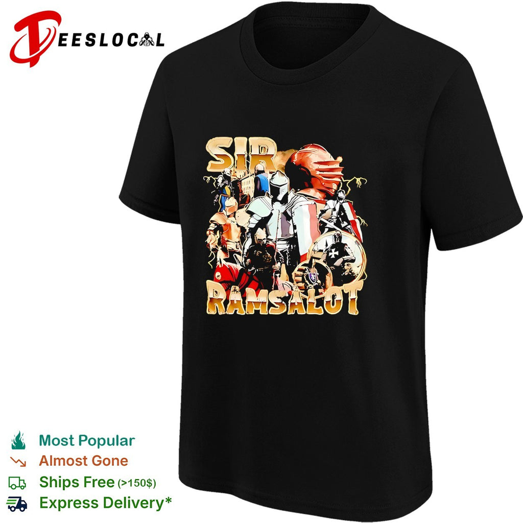 Sir Ramsalot Medieval Knight Warrior Funny Ram shirt