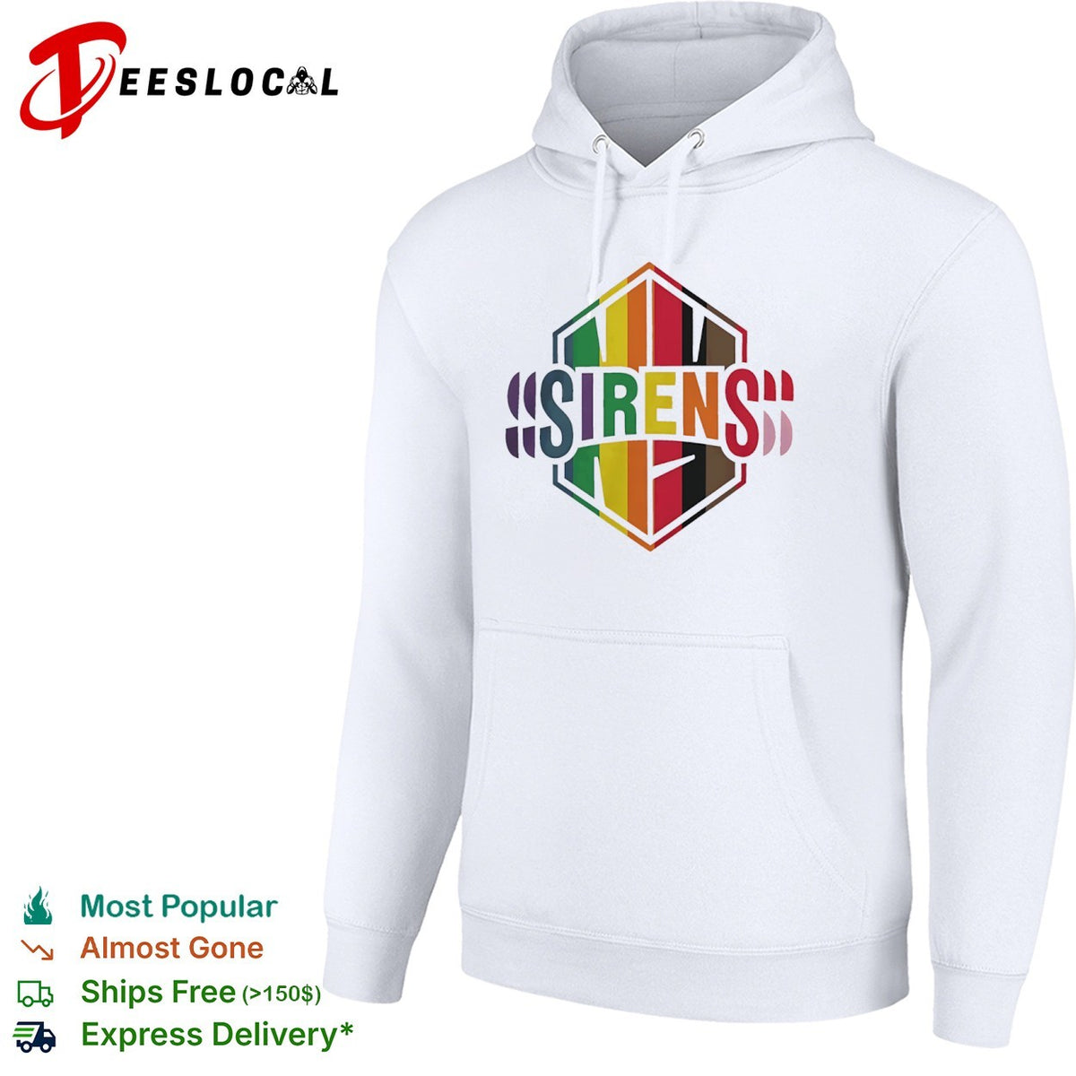 Sirens Pride Flag LGBTQ Rainbow shirt