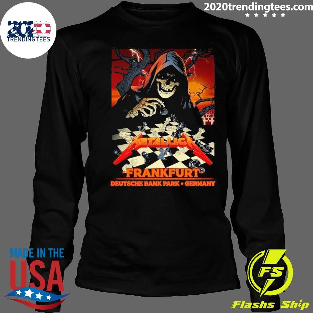 Skeleton Metallica Frankfurt Germany Deutsche Bank Park On 22 and 24 May 2026 Shirt