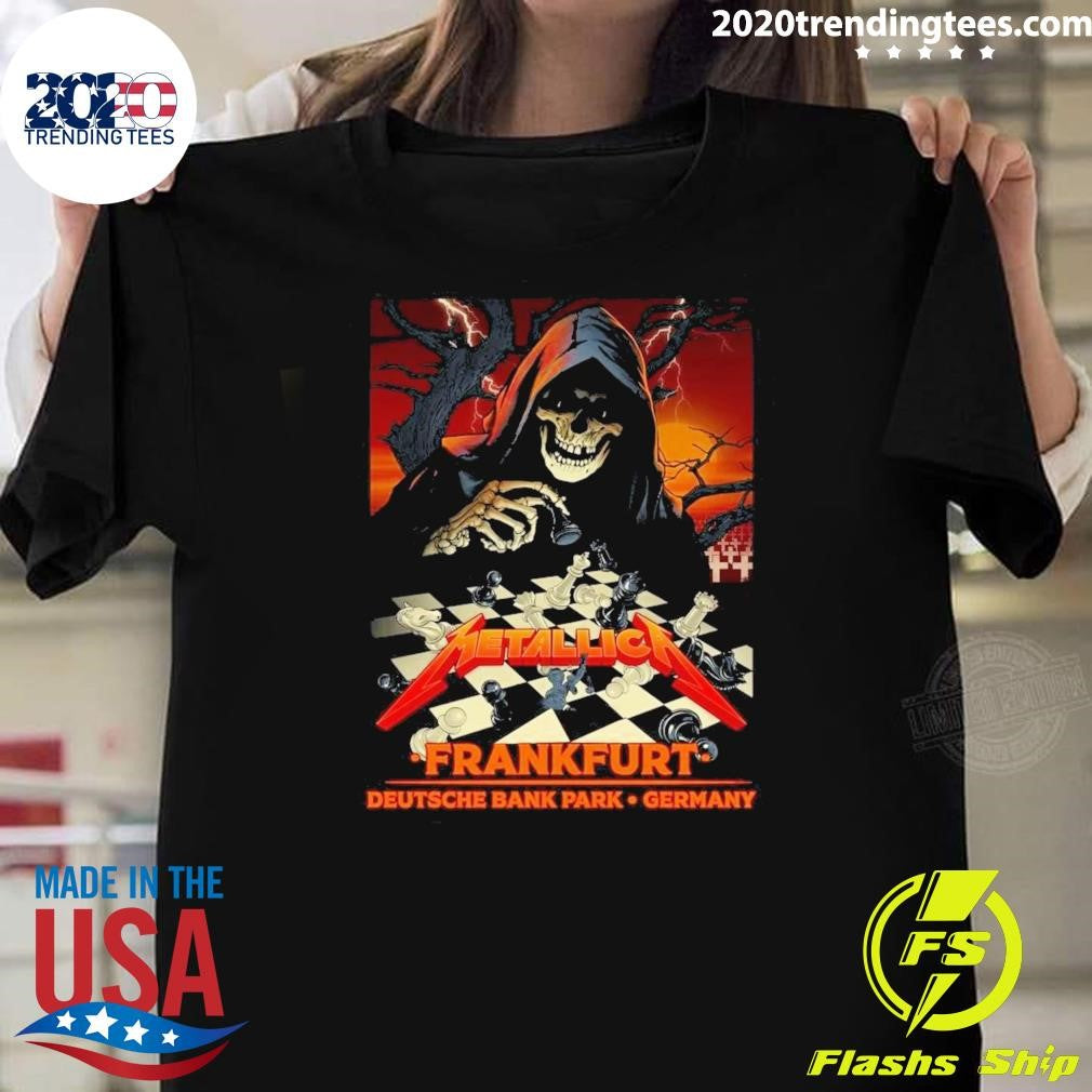 Skeleton Metallica Frankfurt Germany Deutsche Bank Park On 22 and 24 May 2026 Shirt