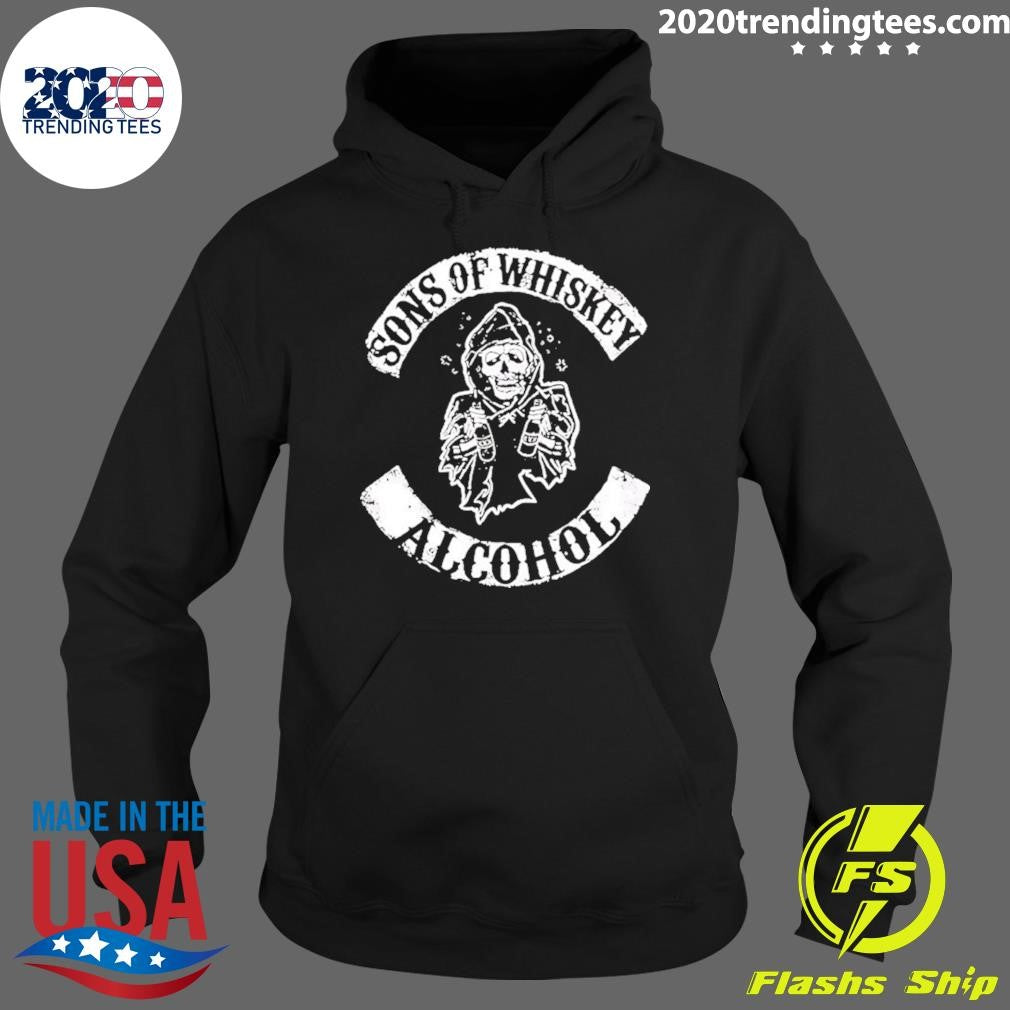 Skeleton Sons Of Whiskey Alcohol Shirt