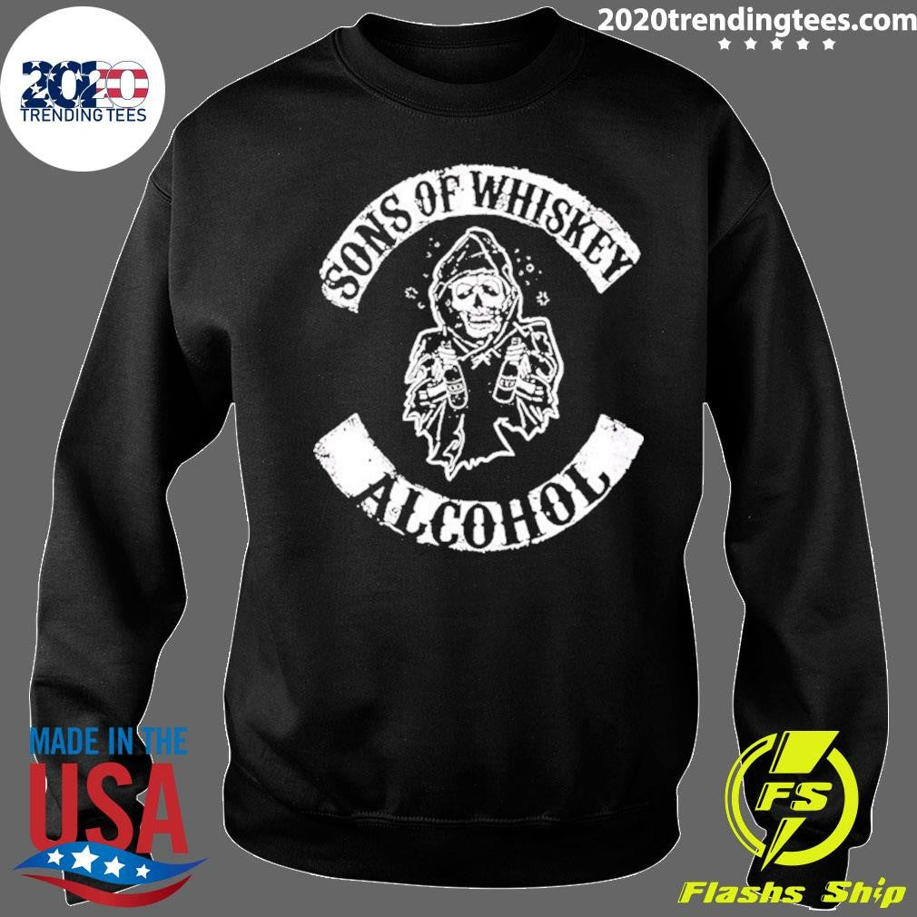 Skeleton Sons Of Whiskey Alcohol Shirt