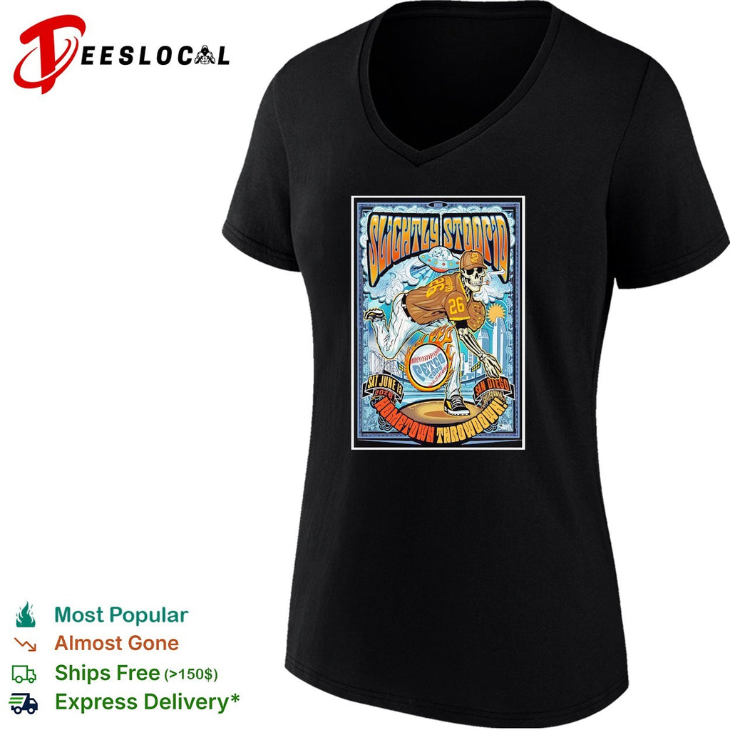 Skeleton basketball player Hometown Throwdown San Diego concert framed poster art shirt