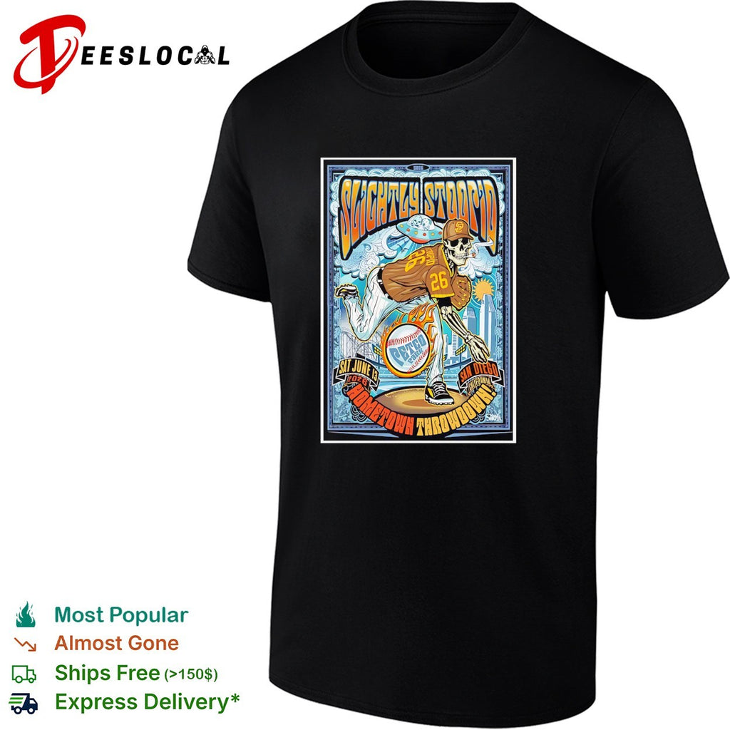 Skeleton basketball player Hometown Throwdown San Diego concert framed poster art shirt