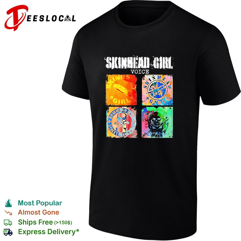 Skinhead Girl Voice Skinhead Girl Skinhead Girl Street Punk Skinhead Girl shirt
