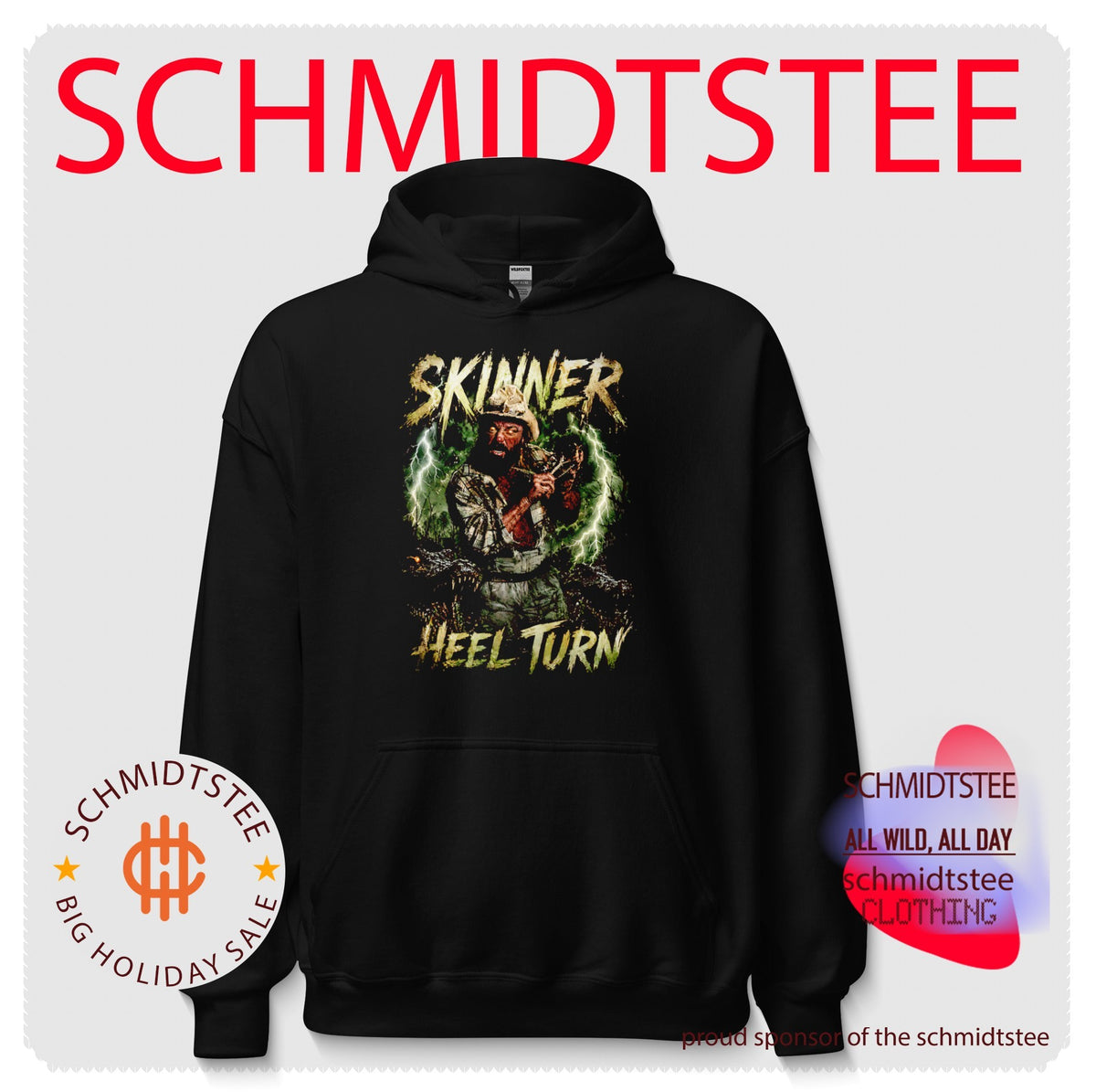 Skinner Heel Turn Pro Wrestling graphic shirt