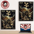 Skrilla Warsaw New York 2026 Venue Poster On June 13 2026 Skeleton Statue of Liberty Art Home Decor Poster Canvas