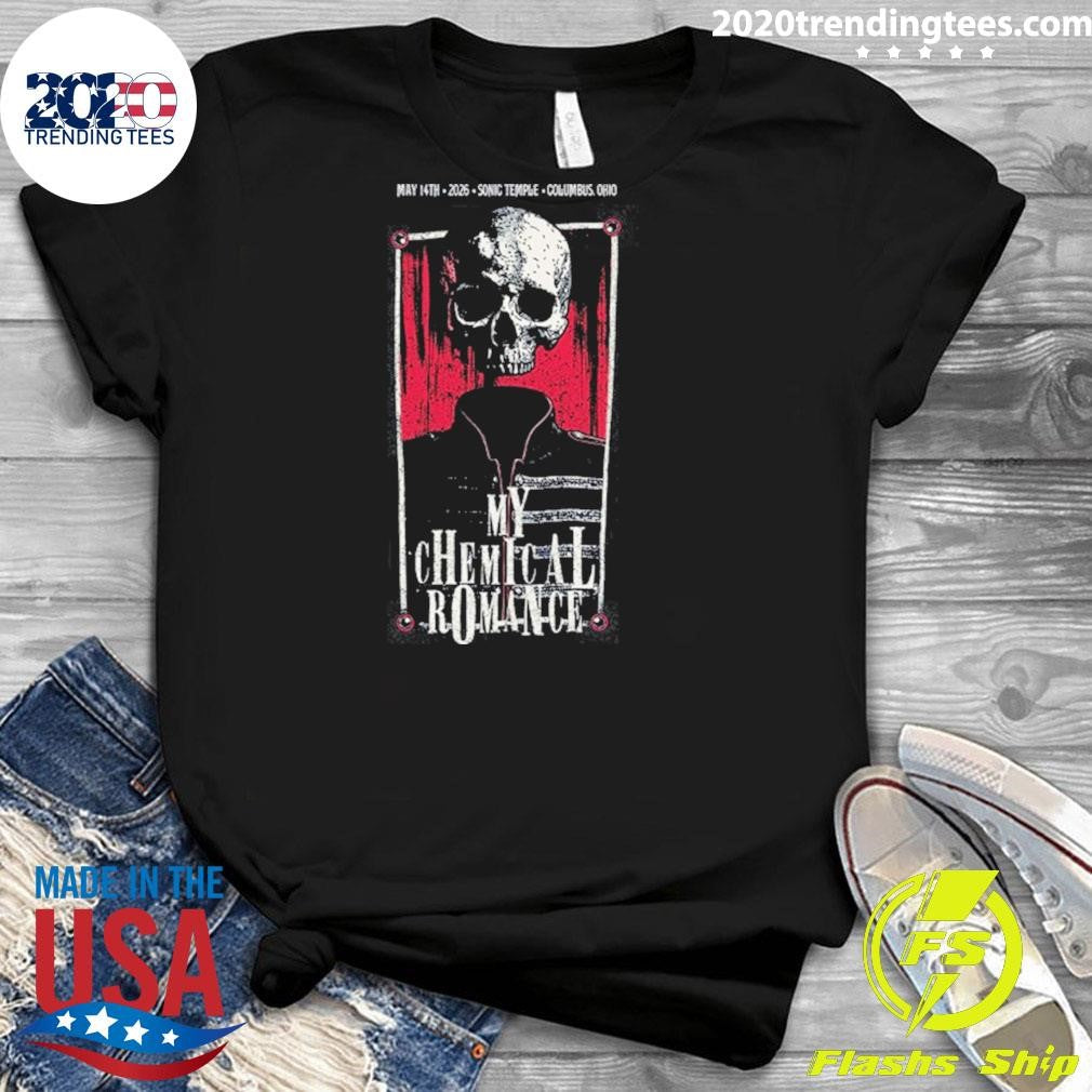Skull My Chemical Romance May 14 2026 In Columbus OH Tee Shirt