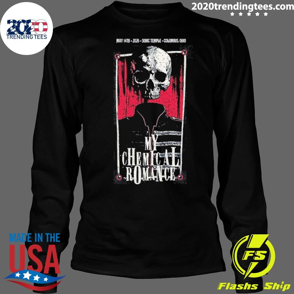 Skull My Chemical Romance May 14 2026 In Columbus OH Tee Shirt