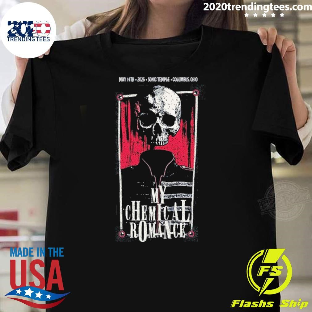 Skull My Chemical Romance May 14 2026 In Columbus OH Tee Shirt