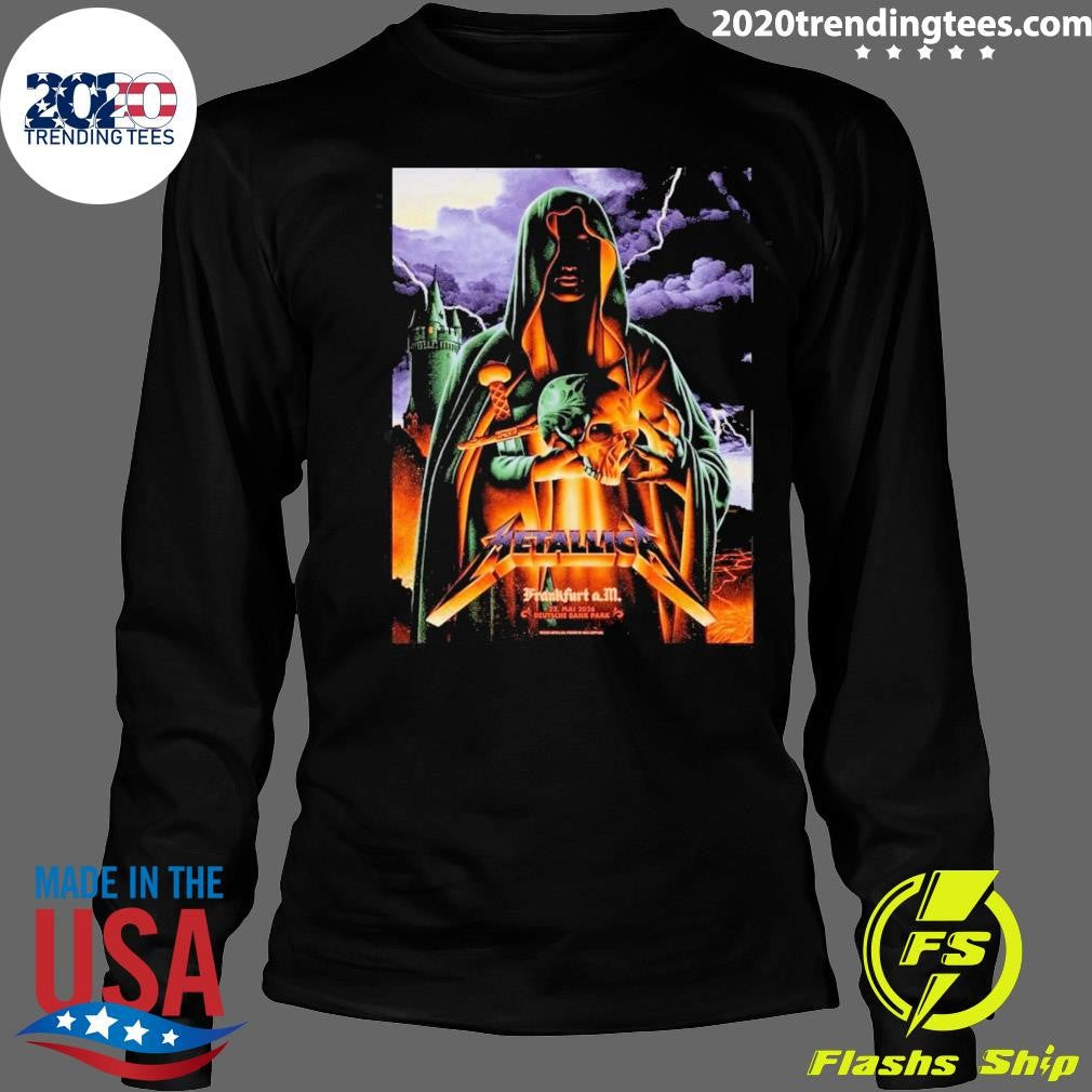 Skull Sorcerer Holding Max Loeffler Metallica Frankfurt Concert 22.05.2026 Shirt