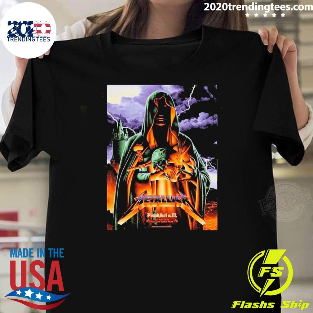 Skull Sorcerer Holding Max Loeffler Metallica Frankfurt Concert 22.05.2026 Shirt