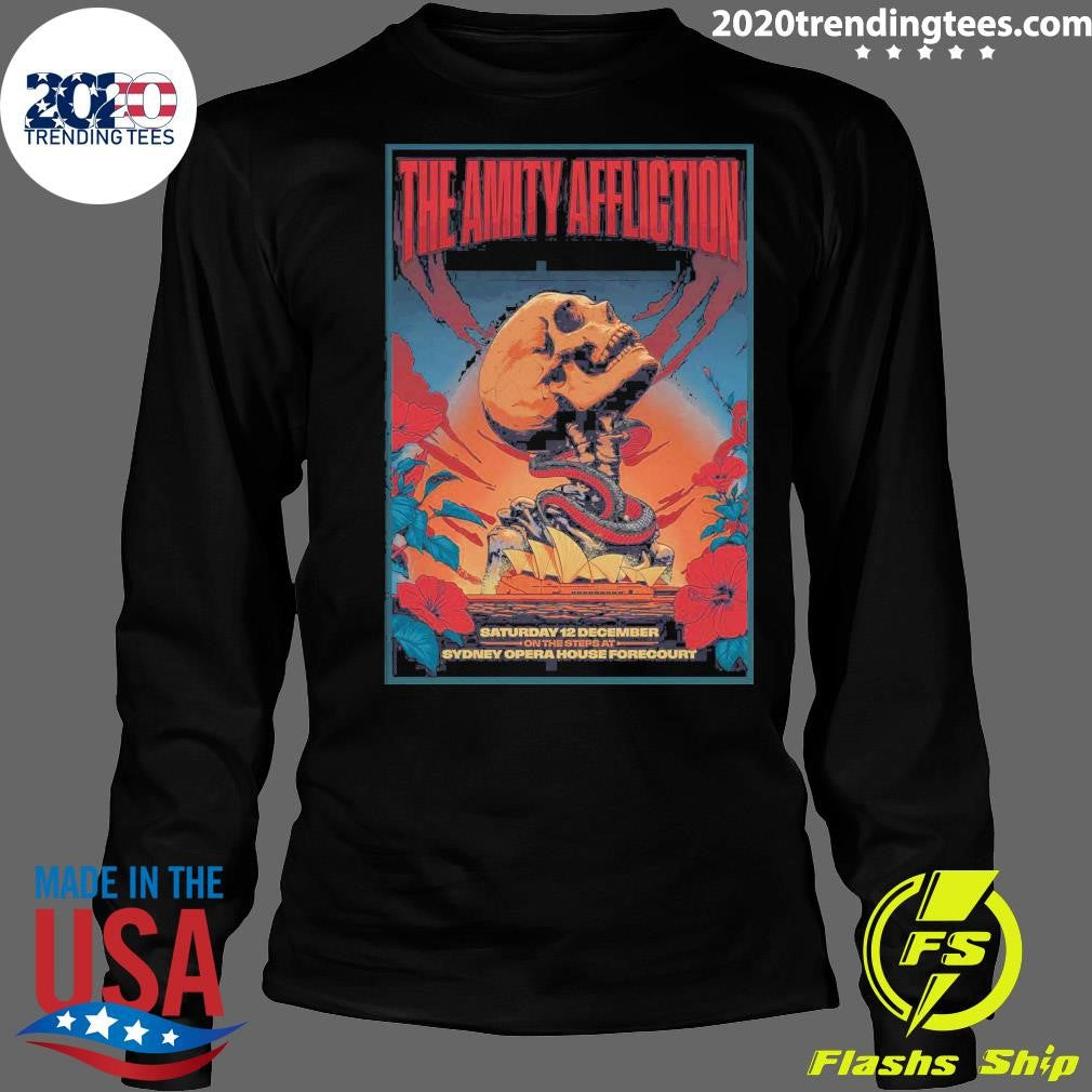 Skull The Amity Affliction In Sydney AUS On December 12, 2026 Shirt