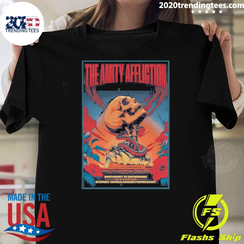Skull The Amity Affliction In Sydney AUS On December 12, 2026 Shirt