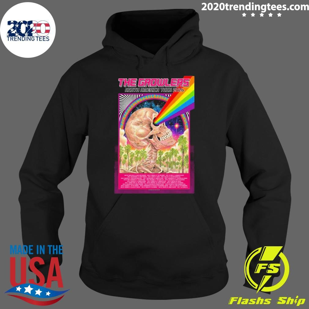 Skull The Growlers North America Tour 2026 Shirt
