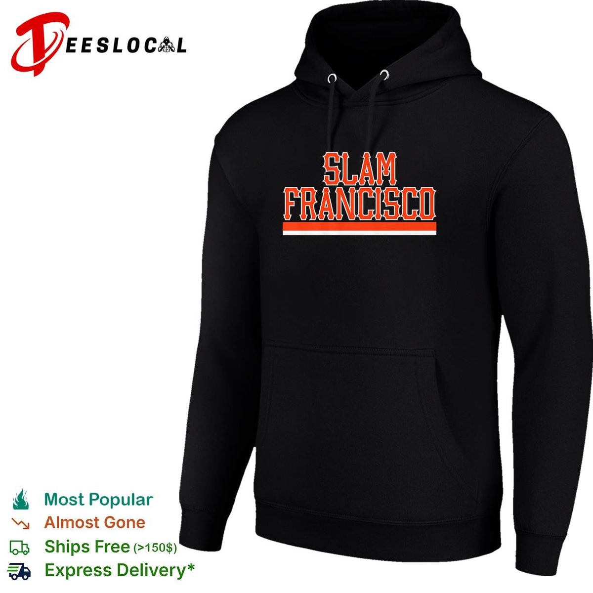 Slam Francisco San Francisco Giants baseball bold dark shirt