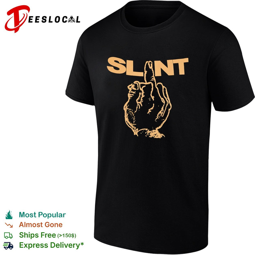 Slant Middle Finger Hand Gesture shirt