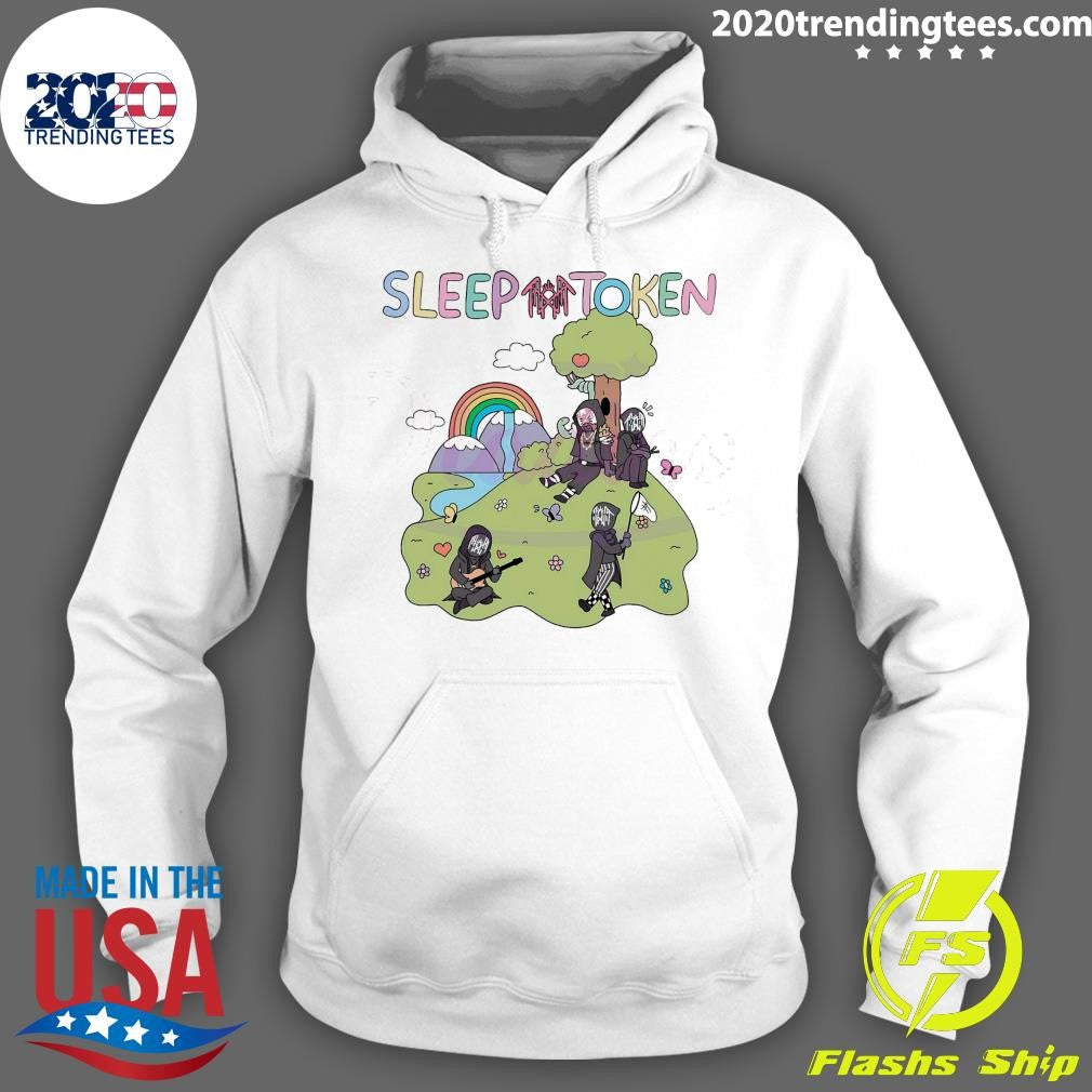 Sleep Token Band Themed Fun Cartoon Shirt
