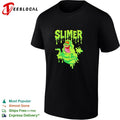 Slimer Ghostbusters Character Logo Slime Dripping Green Ectoplasm Graphic shirt