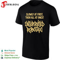 Slowly at first then all at once graffiti text shirt