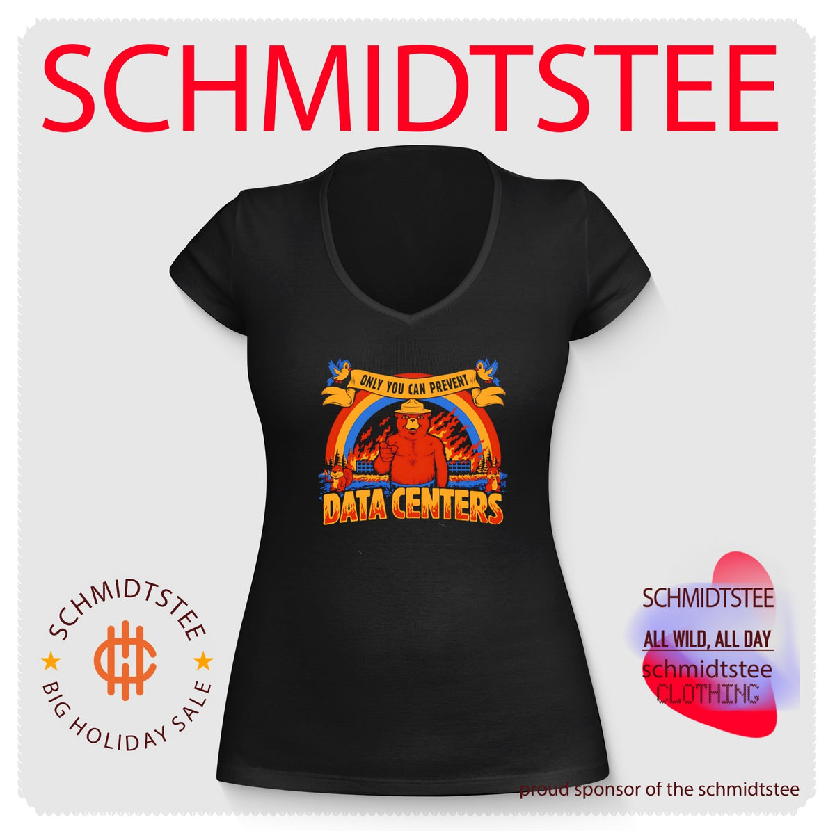 Smokey Bear only you can prevent Data Centers fire shirt