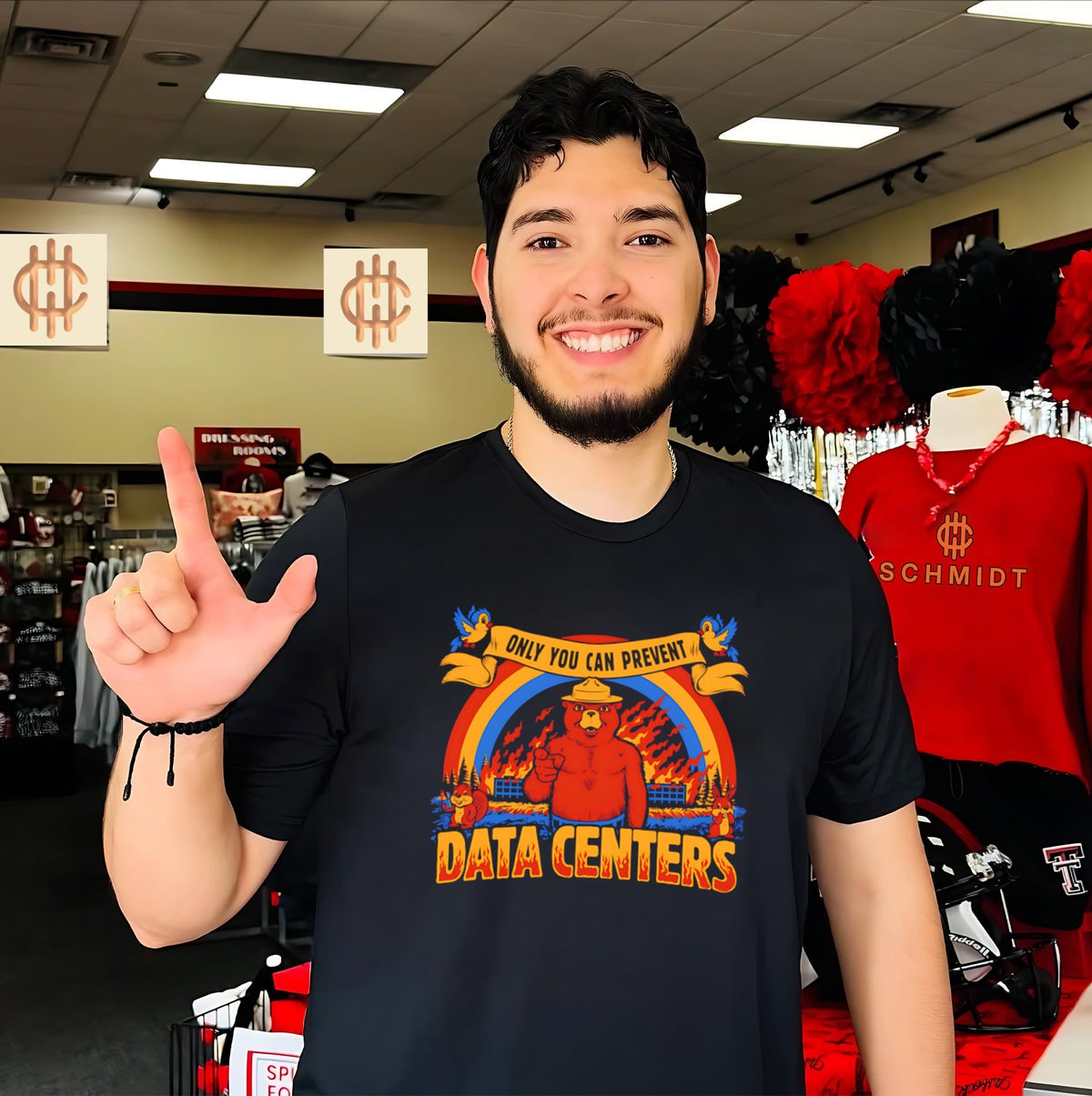 Smokey Bear only you can prevent Data Centers fire shirt