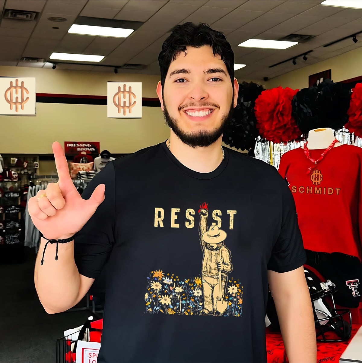 Smokey Bear resist vintage shirt