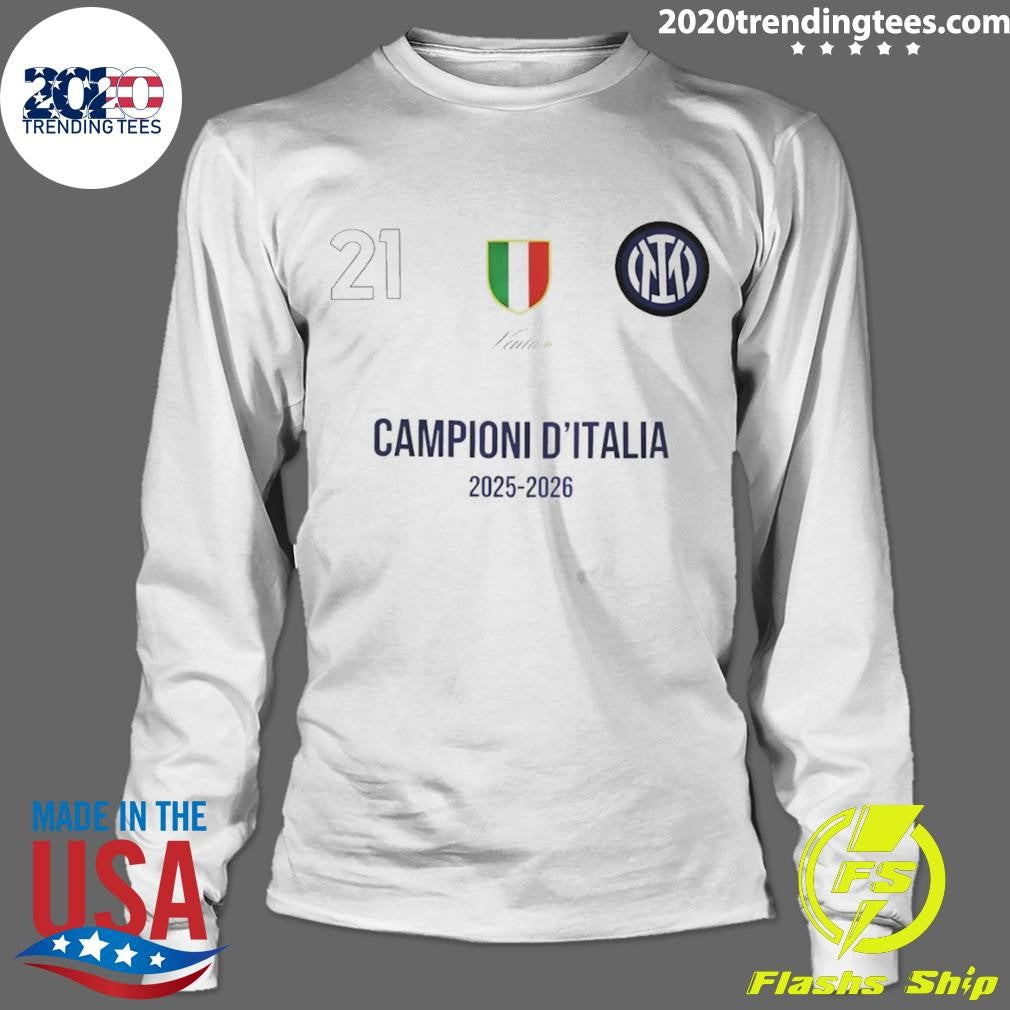 Snake Campioni D’italia Inter Milan Fc Champions 21 Scudetto Serie A Logo 2026 Shirt