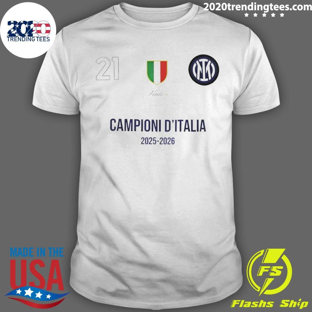 Snake Campioni D’italia Inter Milan Fc Champions 21 Scudetto Serie A Logo 2026 Shirt
