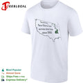 Sneaking New Glarus beer across state lines since 1993 Wisconsin road map shirt