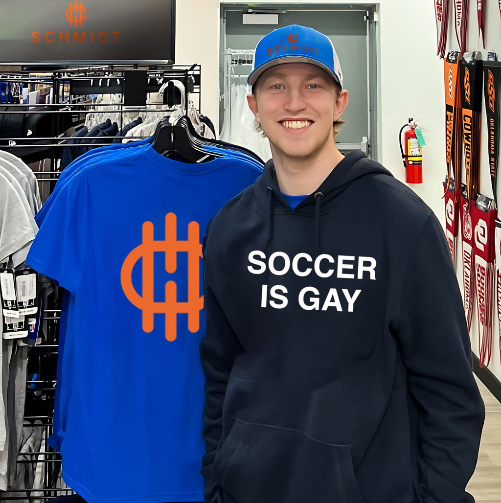 Soccer Is Gay text shirt