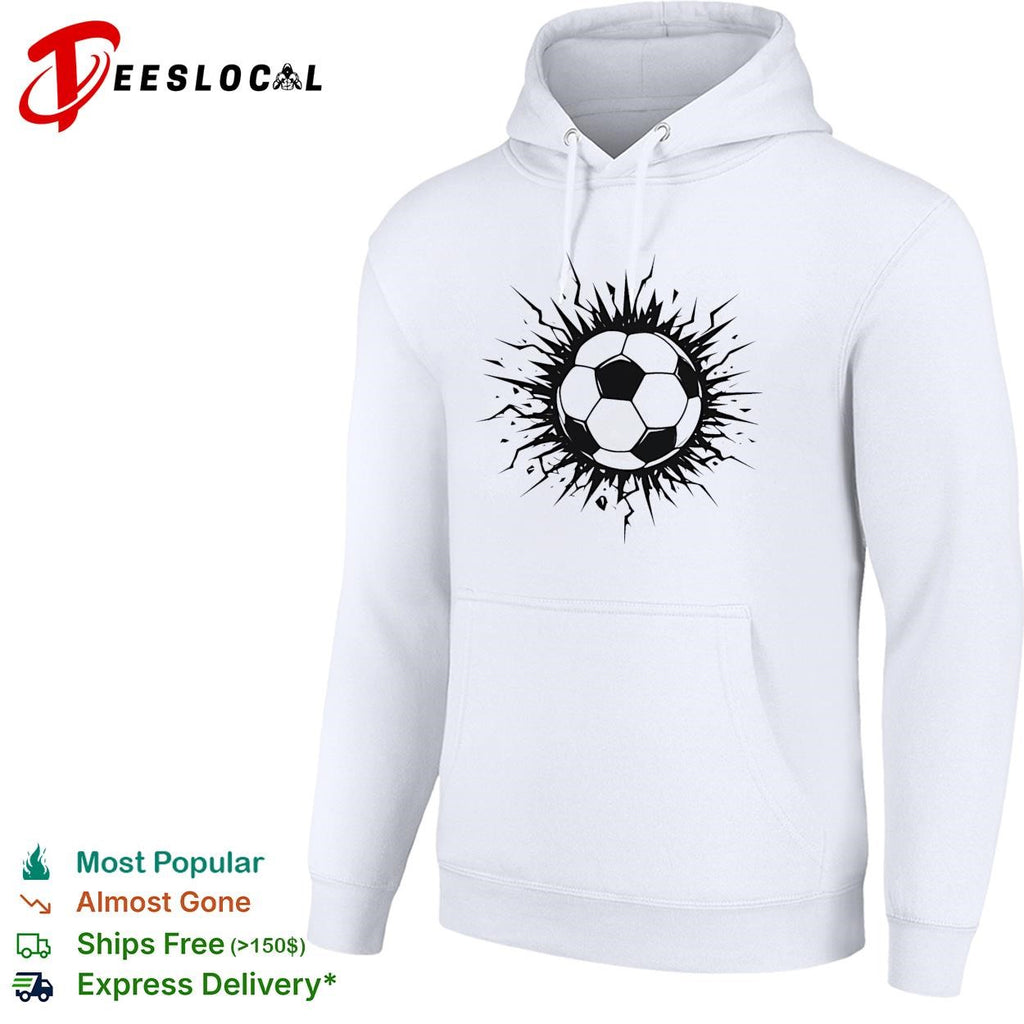 Soccer ball explosion burst bold art shirt