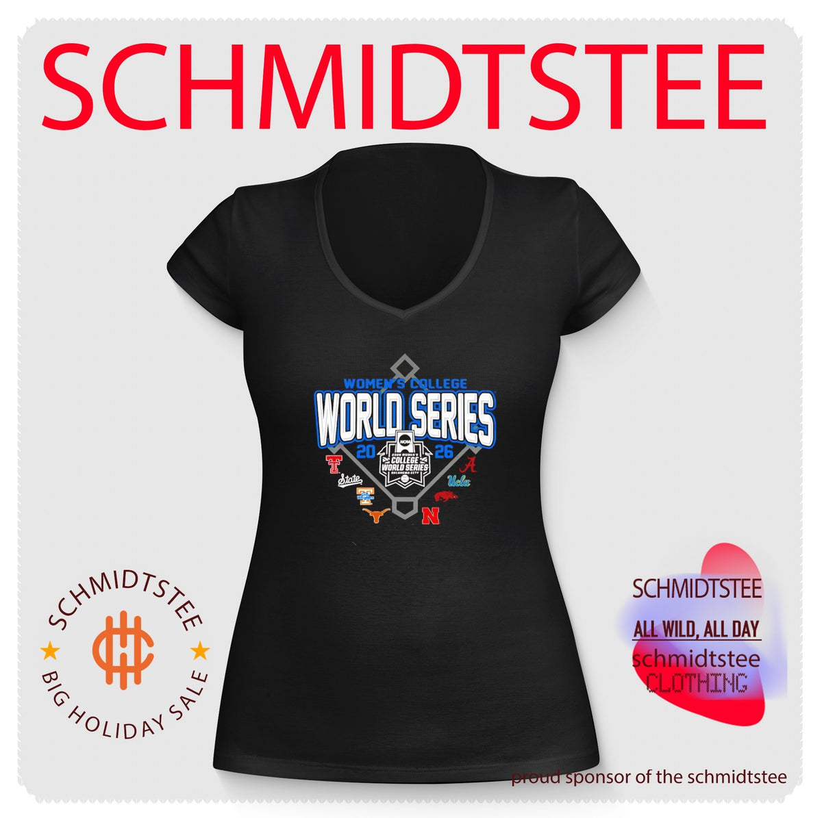 Softball 2026 WCWS Bound Study Plan 8 Team shirt