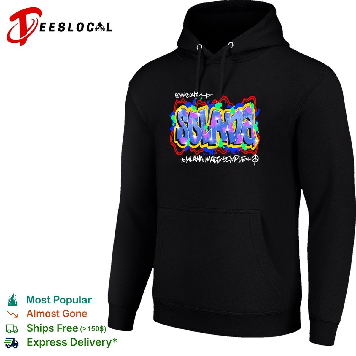 Solana Solana Made Simple graffiti shirt