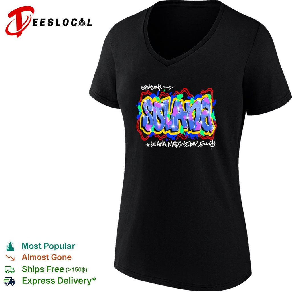 Solana Solana Made Simple graffiti shirt
