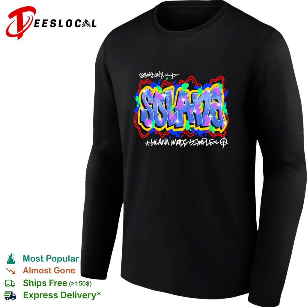 Solana Solana Made Simple graffiti shirt
