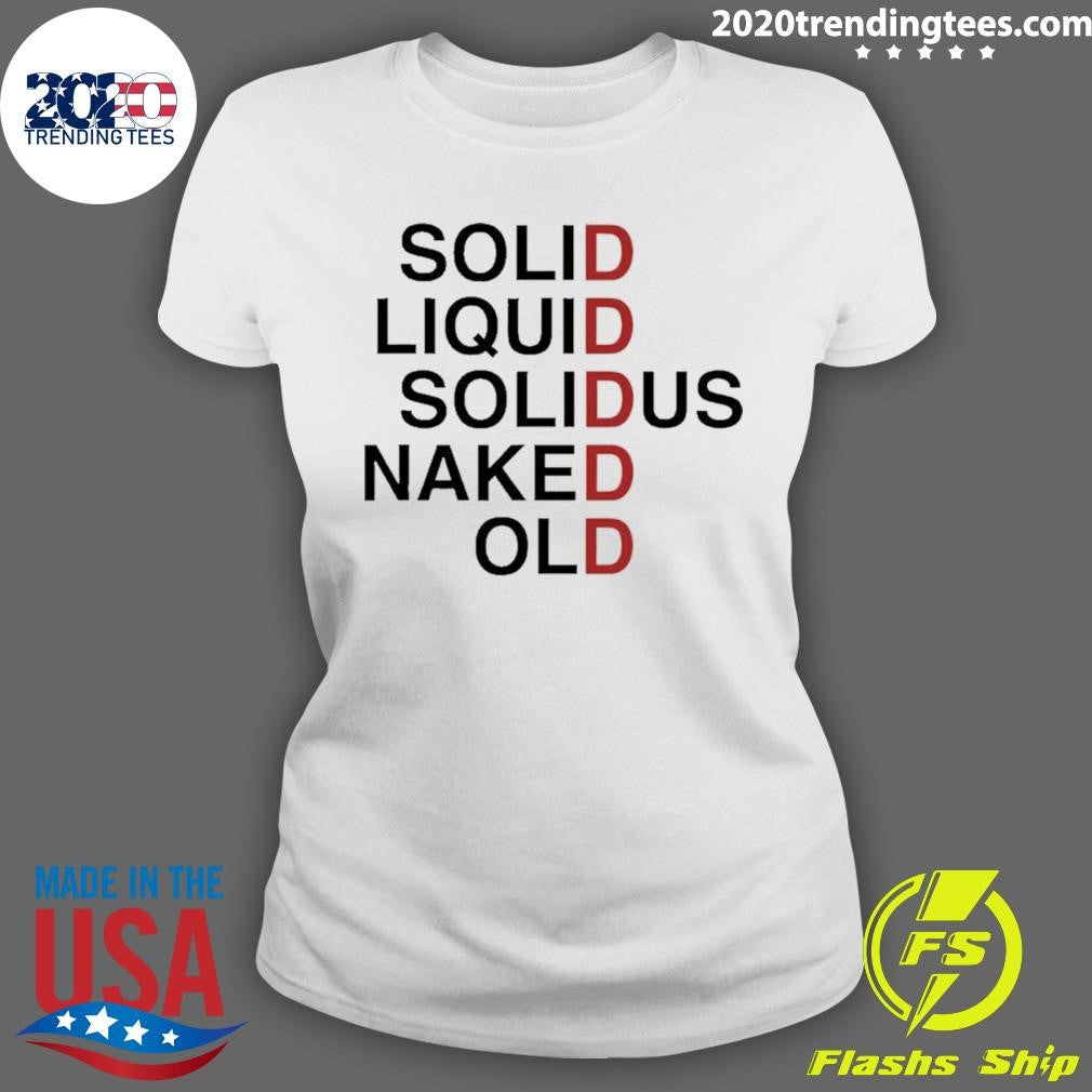 Metal Gear Solid Liquid Solidus Naked Old 2026 Tee Shirt