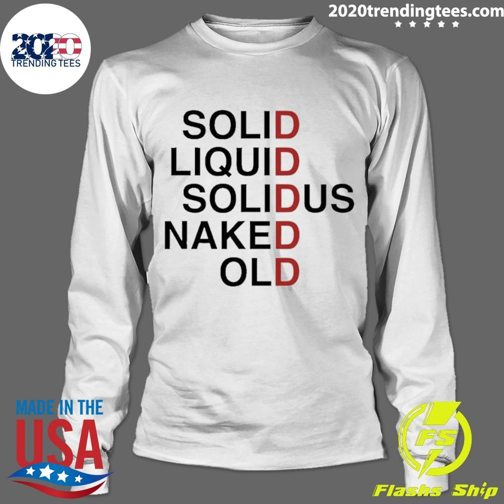 Metal Gear Solid Liquid Solidus Naked Old 2026 Tee Shirt