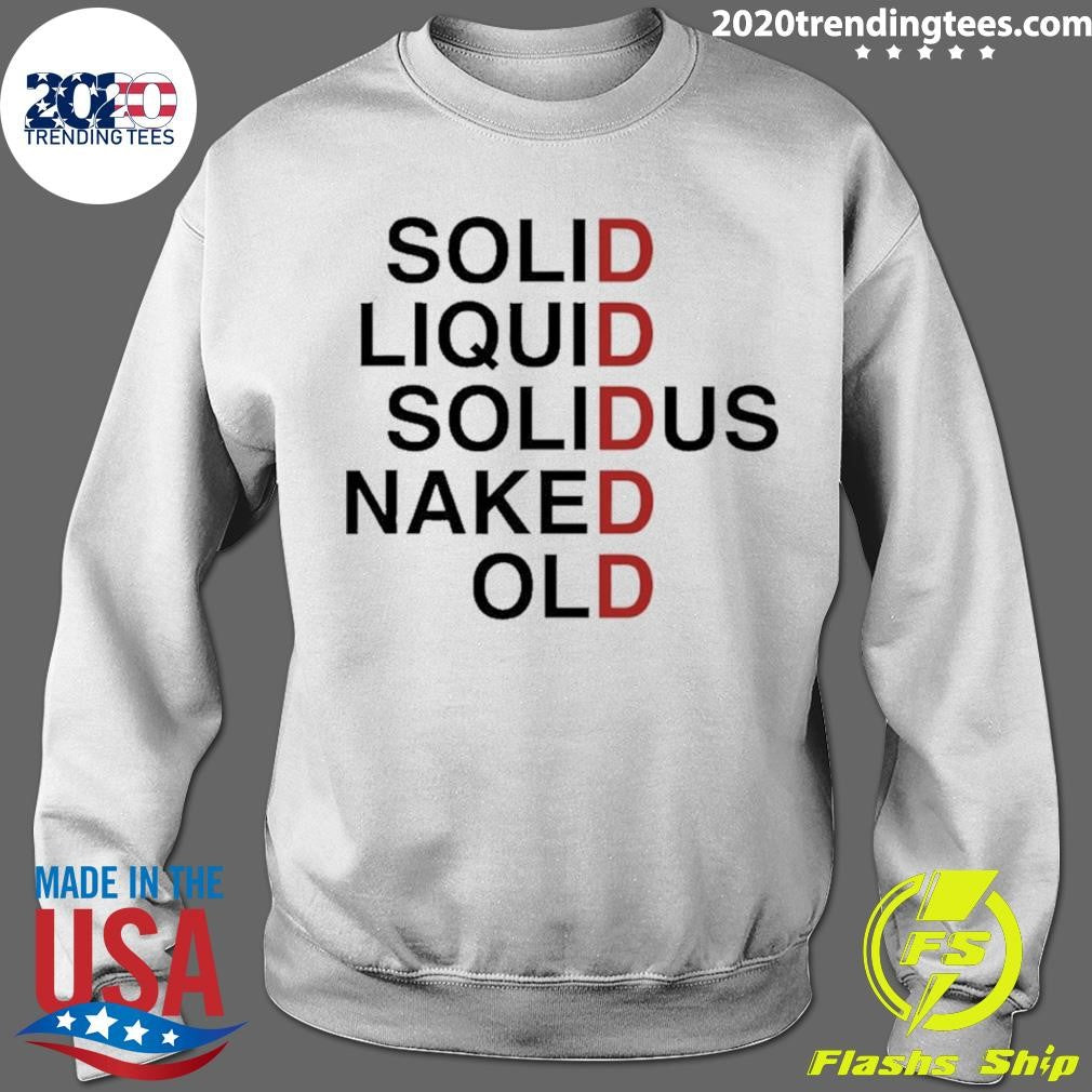 Metal Gear Solid Liquid Solidus Naked Old 2026 Tee Shirt