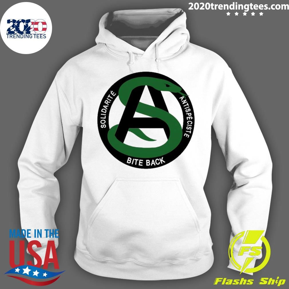 Solidarité Antispéciste Bite Back Logo Shirt