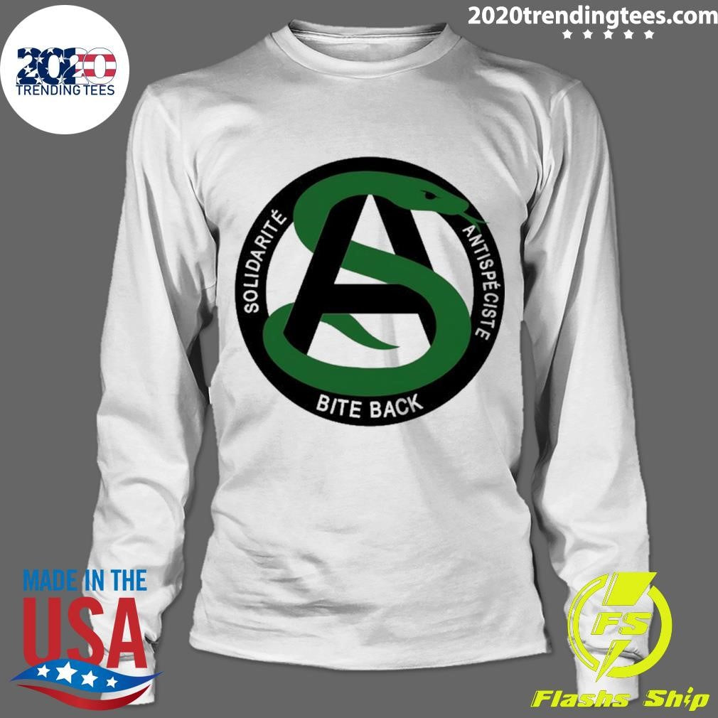 Solidarité Antispéciste Bite Back Logo Shirt