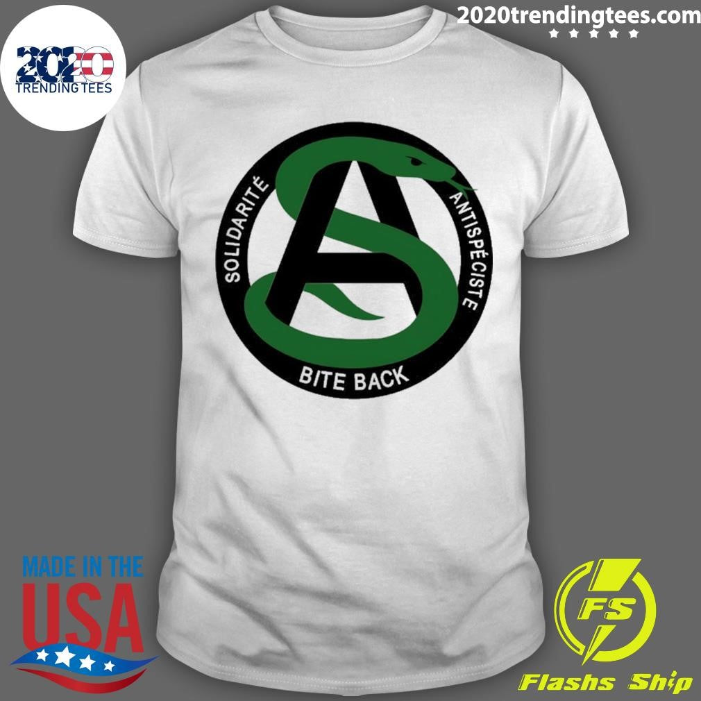 Solidarité Antispéciste Bite Back Logo Shirt