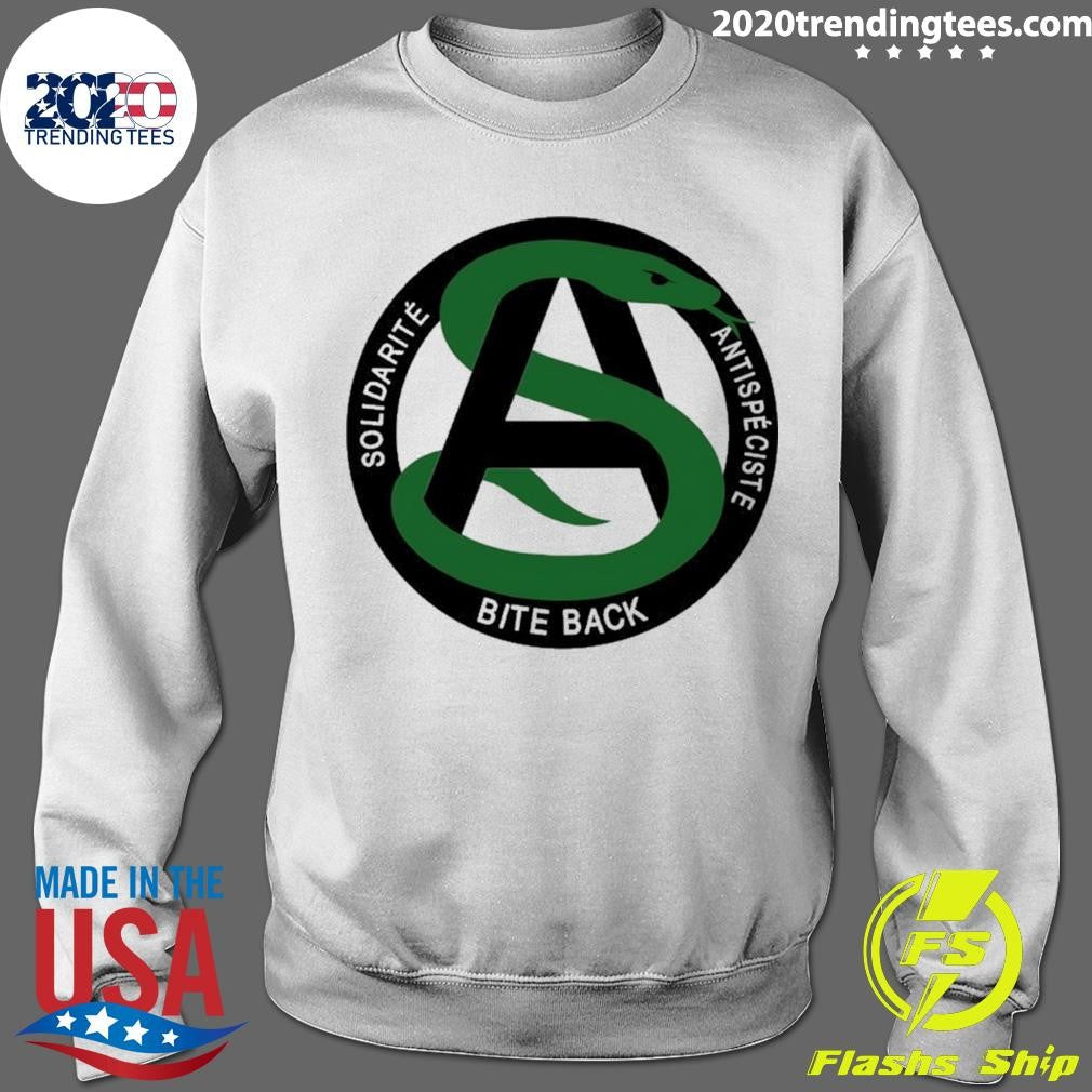 Solidarité Antispéciste Bite Back Logo Shirt