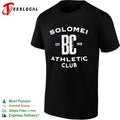 Solomei BC Est 1978 Athletic Club text design inspired by Brunello Cucinelli shirt