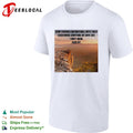 Some dumbass inspirational quote mountain sunset meme shirt