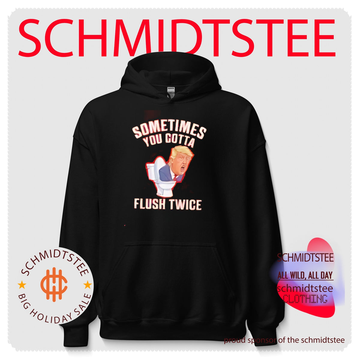 Sometimes you gotta flush twice Donald Trump shirt