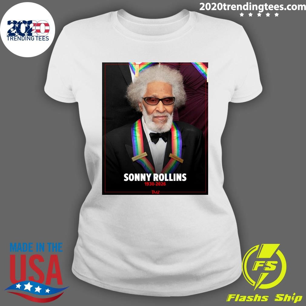 Sonny Rollins, The Legendary Jazz Saxophonist Honored Twice By Former President Barack Obama, Has Died At 95 In New York Shirt