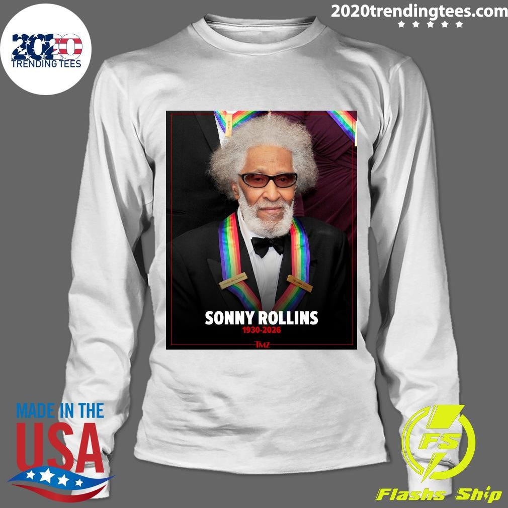 Sonny Rollins, The Legendary Jazz Saxophonist Honored Twice By Former President Barack Obama, Has Died At 95 In New York Shirt