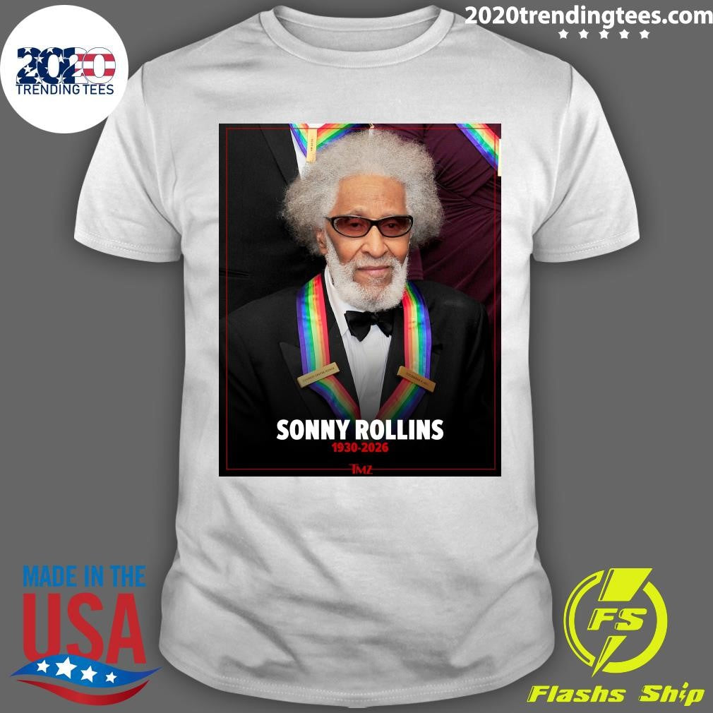 Sonny Rollins, The Legendary Jazz Saxophonist Honored Twice By Former President Barack Obama, Has Died At 95 In New York Shirt
