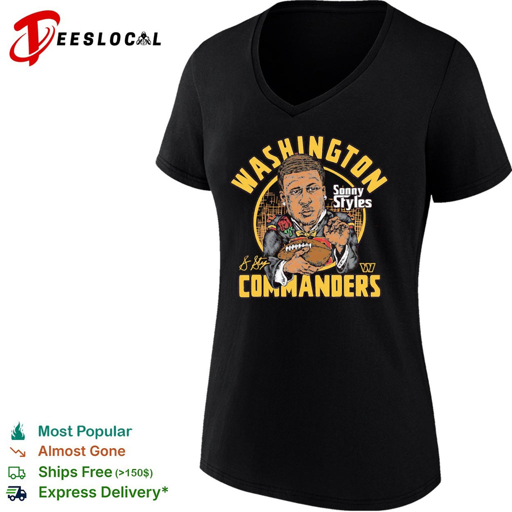 Sonny Styles Washington Commanders parody football shirt